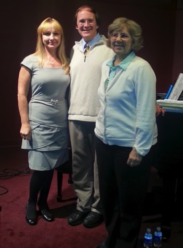 Olga Smirnova and Marge Felton with Timothy Shafer